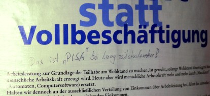 Das ist 'Pisa' bei Langzeitstudenten! (Merianplatz)